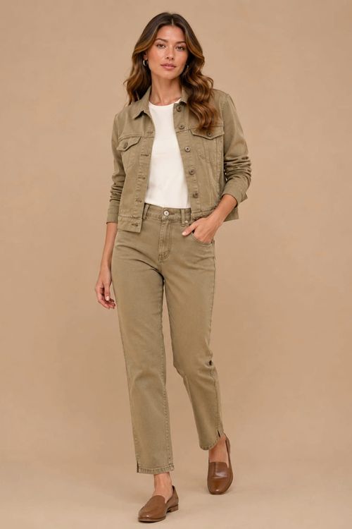 JAQUETA BASICA KHAKI
